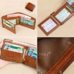 Men's RFID Blocking Bifold Wallet, Genuine Leather Slim - Image 7