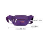Black Waterproof Waist Bag – Multi-Pocket Fanny Pack for - Image 10