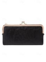 Women's Faux Leather Clip Bag Wallet Phone Case - Card - Image 10