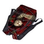 Large Capacity Animal Cat Print Backpack with Red Plaid Design - Image 4