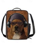 Boys 3-piece Cool Dog Headphones Printed Backpack Set - Stylish - Image 9