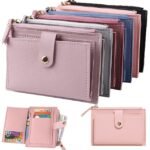 220Pcs Women's Wallet Credit Card Holder Wallet PU Leather Daily