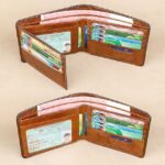 Men's RFID Blocking Bifold Wallet, Genuine Leather Slim - Image 6