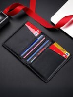 Men's RFID Blocking Wallet, Premium Cowhide Leather, Slim - Image 5