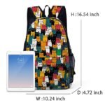 Women's Backpack Large Capacity Cat Animal Print Backpack - Image 8