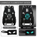 Boys' Luminous School Backpack with USB Charging Port and - Image 2
