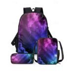 Galaxy Print Backpack – Durable and Stylish Space Nebula - Image 13