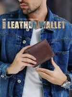 Men's RFID Blocking Cowhide Leather Bifold Wallet with - Image 2