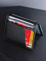 Men's RFID Blocking Wallet, Premium Cowhide Leather, Slim - Image 3