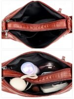 Women's Crossbody Bag Shoulder Bags PU Leather Office - Image 6