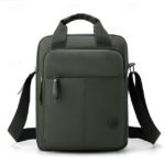 Men's Black Water - Resistant Messenger Bag, Laptop - Image 13