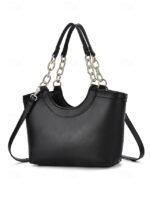 Women's 2-Piece Faux Leather Crocodile Tote Bag Set – - Image 6