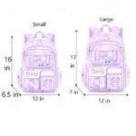Girls' Cute Cartoon Backpack – Dreamlike Kids School Bag - Image 2
