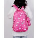 Children's Cartoon Printed School Backpack with - Image 2