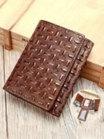 RFID Blocking Genuine Leather Wallet for Men – Trifold Design - Image 8