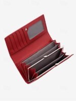 Women's Crocodile Pattern Faux Leather Long Wallet with - Image 5