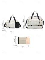 Women's Foldable Travel Duffel Bag – Water-Repellent - Image 9