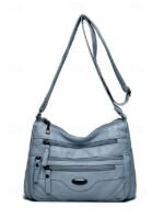 Women's Crossbody Bag Shoulder Bags PU Leather Office - Image 16