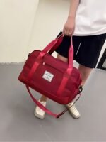 Women's Travel Duffel Bag with Shoe Compartment – - Image 11