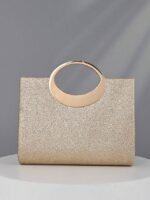 Women's Rhinestone Evening Clutch Bag with Round Handle – - Image 6
