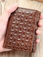 RFID Blocking Genuine Leather Wallet for Men – Trifold Design