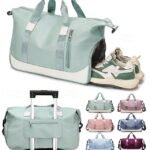 Multicolor Travel Duffel Bags for Men and Women with Separate