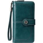 Men's Large Capacity RFID Blocking Cowhide Leather Wallet - Image 22
