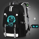 Boys' Luminous School Backpack with USB Charging Port and - Image 8
