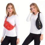 Black Waterproof Waist Bag – Multi-Pocket Fanny Pack for - Image 3