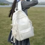 Women's Pastel Green School Backpack – Lightweight Large - Image 9