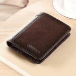 Men's Large Capacity RFID Blocking Cowhide Leather Wallet - Image 13