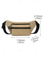 Men's Waterproof Fanny Bag Waist Bag with Reflective Strips - Image 9