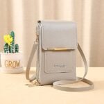 Women's Pink Multi - Zipper Crossbody Phone Bag, Compact - Image 17