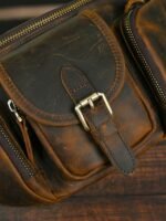 Men's Genuine Leather Fanny Pack, Top-Grain Leather - Image 5