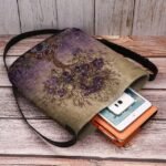 Women's Velvety Polyester Shoulder Bag, Featuring Life Tree - Image 7