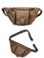 Men's Genuine Leather Fanny Pack, Top-Grain Leather - Image 7