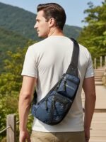 Men's Waterproof Nylon Sling Bag Crossbody Bag – - Image 2