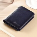 Men's Large Capacity RFID Blocking Cowhide Leather Wallet - Image 14