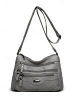 Women's Crossbody Bag Shoulder Bags PU Leather Office - Image 14