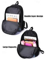 Girls'3-Piece Fox Backpack Set with Lunch Bag and Pencil - Image 6