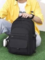 Women's Waterproof and Scratch-resistant Nylon Backpack - - Image 2