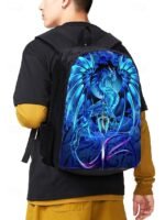 Boys' dragon themed three-piece backpack set, Including - Image 2