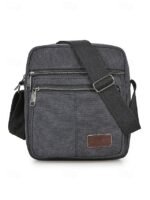 Men's Canvas Crossbody Bag, Multiple Colors, Durable - Image 12