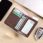 Men's Brown RFID Blocking Leather Bifold Wallet with ID - Image 7