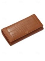 Women's Crocodile Pattern Faux Leather Long Wallet with - Image 14