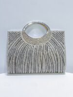 Women's Rhinestone Evening Clutch Bag with Round Handle – - Image 13