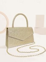 Women's Clutch Evening Bag Shoulder Bags Flap Bag Polyester - Image 5