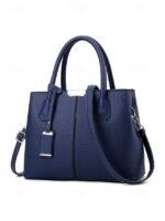 Women's Faux Leather Handbag with Adjustable Strap, - Image 15