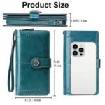 Men's Large Capacity RFID Blocking Cowhide Leather Wallet - Image 21