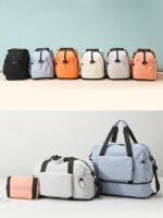 Women's Foldable Travel Duffel Bag – Water-Repellent - Image 12